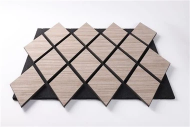 PVC Form CNC Akustik Duvar Paneli